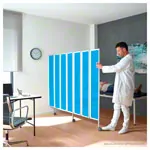 Faltwand flexibel, 5-flgelig, HxB 165x150 cm