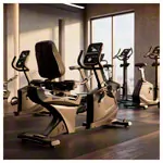 Abbildung zeigt TUNTURI Platinum E30-R Recumbent Bike