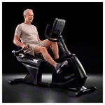 Abbildung zeigt TUNTURI Platinum E30-R Recumbent Bike