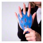 Abbildung zeigt Thera-Band Hand Xtrainer, stark, blau