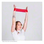 Abbildung zeigt Thera-Band Loop 4er Set, � 13 cm, 7,6x20,5 cm, je 1x gelb, rot, gr�n, blau