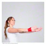 Abbildung zeigt Thera-Band Loop 4er Set, � 13 cm, 7,6x20,5 cm, je 1x gelb, rot, gr�n, blau