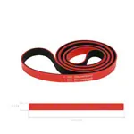 Deuser Band Light, rot/schwarz