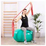 Deuser Physio Band, 25 m x 15 cm, mittel, rosa
