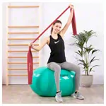 Deuser Physio Band, 25 m x 15 cm, extra stark, rot