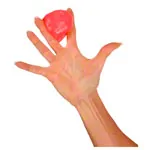 Theraflex Therapie-Knetmasse-Set, 5-tlg., 85g, je 1x super soft, soft, medium, strong, super strong