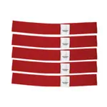 bungsband Ankleciser, mittel, rot, 5er Set