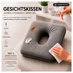 Abbildung zeigt HygienePro Gesichtskissen 30x27x4,5 cm, anthrazit