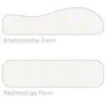 Viscoline Nackensttzkissen, anatomische Form, LxBxH 68x33x13 cm