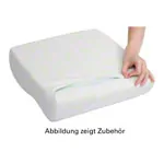 Bezug fr Viscoline- Reisekopfkissen, anatomische Form, wei