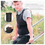 Gewichtsweste Exklusiv mit 38 Gewichtsscken, 10 kg