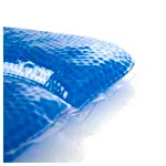 Gesichtsauflage Pearls, desinfizierbar, LxBxH 30x30x1 cm, blau