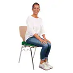 Sitzkeilkissen VB 120 mit Baumwollbezug, 38x38x7/1 cm