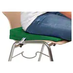 Sitzkeilkissen VB 120 mit Baumwollbezug, 38x38x7/1 cm