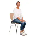Sitzkeilkissen VB 120 mit Baumwollbezug, 38x38x7/1 cm