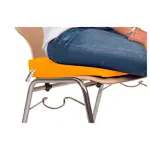 Sitzkeilkissen VB 120 mit Kunstlederbezug, 38x38x7/1 cm