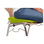 Sitzkeilkissen VB 120 mit Kunstlederbezug, 38x38x7/1 cm