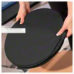 Abbildung zeigt Sitzkissen mit Kunstlederbezug und rutschhemmender Unterseite,  36 cm