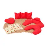 Kirschkernsckchen mit Baumwollbezug gro, 0.7 kg, 26 x 23 cm