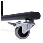 Abbildung zeigt Sport-Tec Mattenwagen Exklusiv XL 90 cm, f�r max. 16 Gymnastikmatten, fahrbar