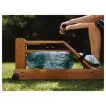 WaterRower Rudergert Kirsche, inkl. S4 Monitor, Herzfrequenzempfnger, Brustgurt POLAR T31 und Bodenschutzmatte, Set 4-tlg.