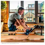 Abbildung zeigt WaterRower Ruderger�t Kirsche/Oxbridge, inkl. S4 Monitor