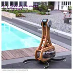Abbildung zeigt NOHrD Oberk�rpertrainer WaterGrinder Nussbaum