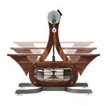 Abbildung zeigt NOHrD Oberk�rpertrainer WaterGrinder Nussbaum