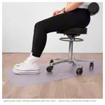 Abbildung zeigt Bodenschutzmatte, LxB 200x85 cm, klarsicht