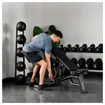 Vision Fitness Adjustable Bench verstellbare Hantelbank, 135x70x51 cm