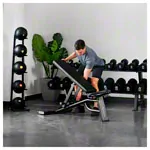 Vision Fitness Adjustable Bench verstellbare Hantelbank, 135x70x51 cm