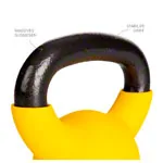 Kettlebell, 4 kg, gelb