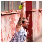 Kettlebell, 8 kg, grn