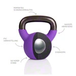Kettlebell, 12 kg, lila
