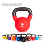 Kettlebell, 16 kg, rot
