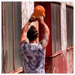 Kettlebell, 20 kg, orange