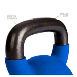 Kettlebell, 24 kg, blau