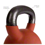 Kettlebell, 28 kg, braun