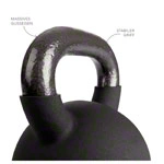 Kettlebell, 32 kg, schwarz