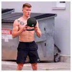 Kettlebell, 32 kg, schwarz