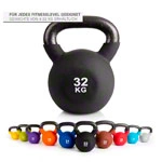Kettlebell, 32 kg, schwarz