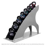 Abbildung zeigt Ablage f�r 8 Kettlebells