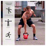 Sport-Tec Kettlebell-Set 9-tlg., 4-32 kg inkl. Ablage