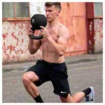 Sport-Tec Kettlebell-Set 9-tlg., 4-32 kg inkl. Ablage