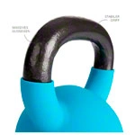 Kettlebell, 10 kg, hellblau
