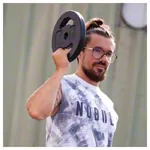 Abbildung zeigt pumpset-Hantelscheibe aus Vinyl, Bohrung  2,7 cm, 2,5 kg, Stck