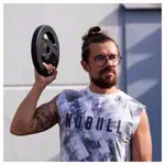 Abbildung zeigt pumpset-Hantelscheibe aus Vinyl, Bohrung  2,7 cm, 5 kg, Stck