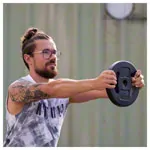 Abbildung zeigt pumpset-Hantelscheibe aus Vinyl, Bohrung  2,7 cm, 5 kg, Stck