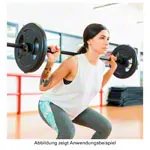 pumpset-Hantelscheibe aus Vinyl, Bohrung  2,7 cm, 10 kg, Stck