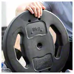 pumpset-Hantelscheibe aus Vinyl, Bohrung  2,7 cm, 10 kg, Stck